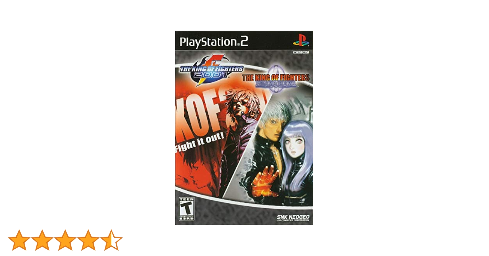 【希少】KoF 2000/2001【PS2北米版】 希少】KoF 2000/2001【PS2北米版】 Amazon.com: King of